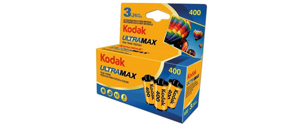 Kodak Ultra Max 400 135/24 Paquet de 3