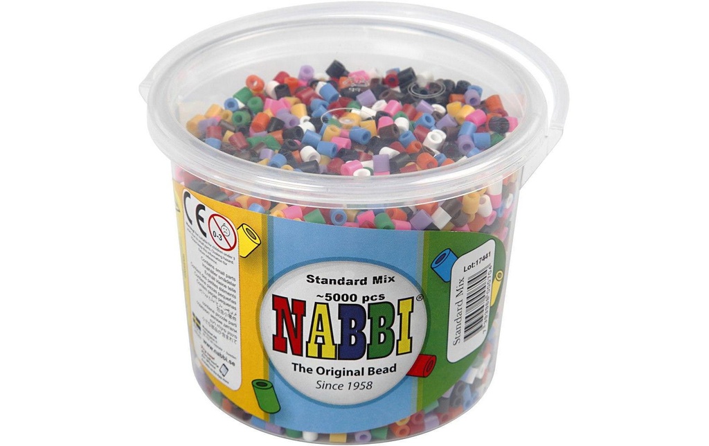 Creativ Company Perles à repasser Nabbi moyen Couleurs standard