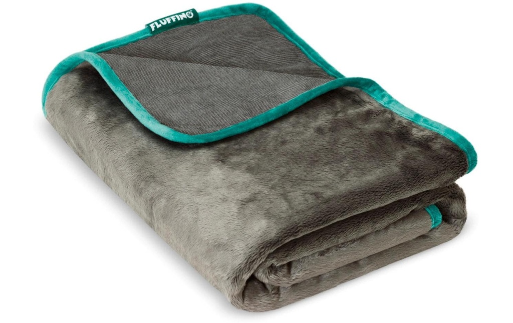 Fluffino Couverture pour chien 150 x 100 cm, gris