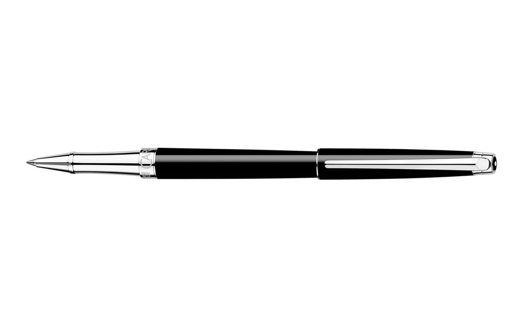 Caran d'Ache Stylo à bille roulante Léman Slim Noir