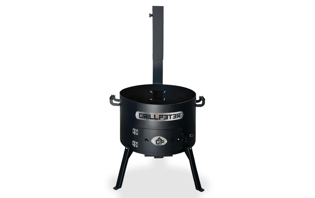 GRILLPETER Barbecue au charbon de bois Utchak Asamat Ø50 cm Noir