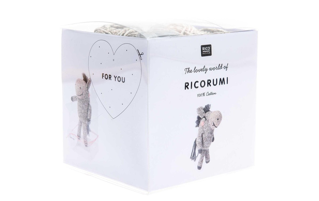 Rico Design Kit de crochet Creative Ricorumi L'âne