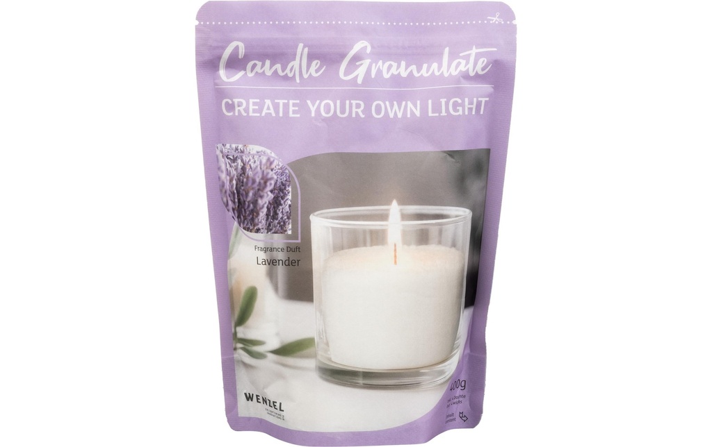 Wenzel Kerzen Granulés de cire Lavender 400 g