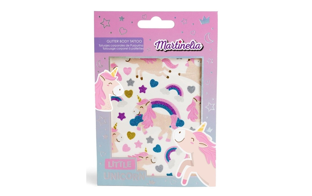 Martinelia Kits de tatouage Little Unicorn Glitter