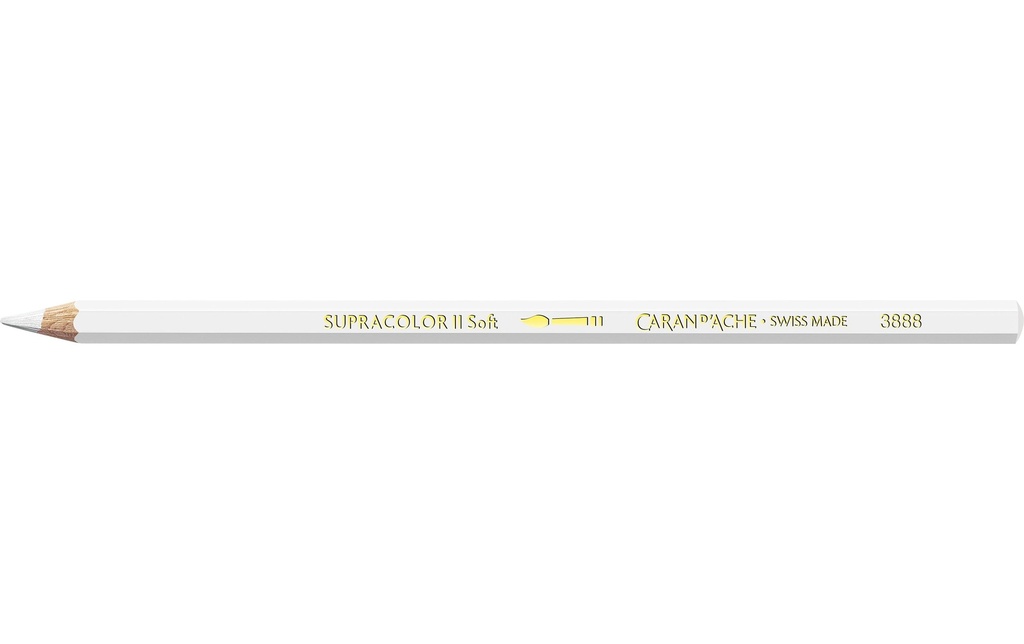 [113888001] CARAN D'ACHE Crayon de coul.Supracolor blan
