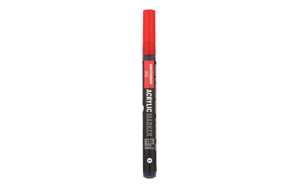 Amsterdam Marqueur acrylique S 735 Noir oxyde Couvrant