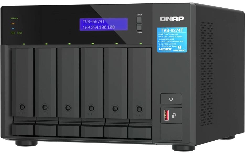 QNAP NAS TVS-h674T-i5-32G  6 bay