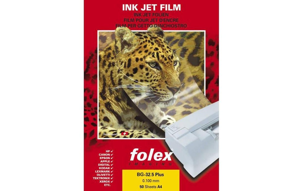 FOLEX Transp j.d'encre BG-32 Plus A4 (50 pces)