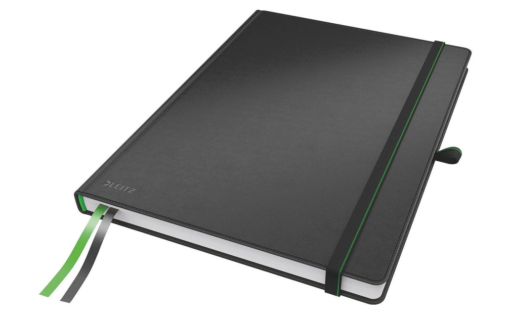 LEITZ Livre notes A4 ligné noir (160 pces)