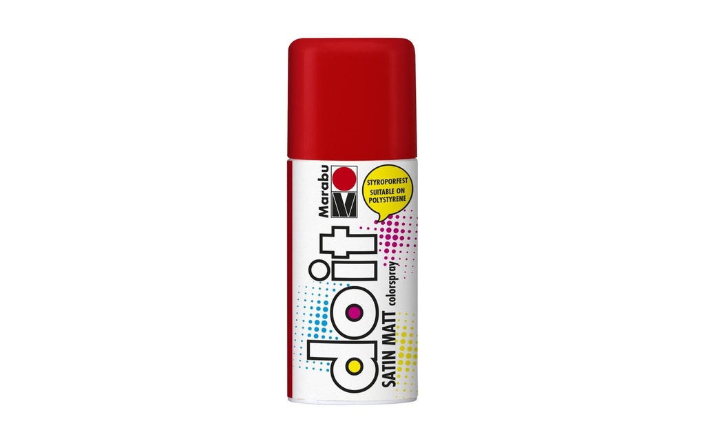Marabu Peinture aérosol do it Satin 150 ml, Rouge