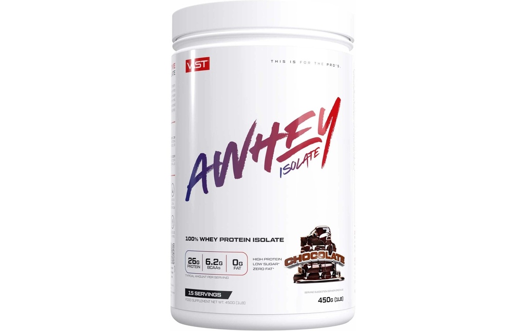 VAST Poudre Boîte d'AWhey Isolate: 450g, Chocolate