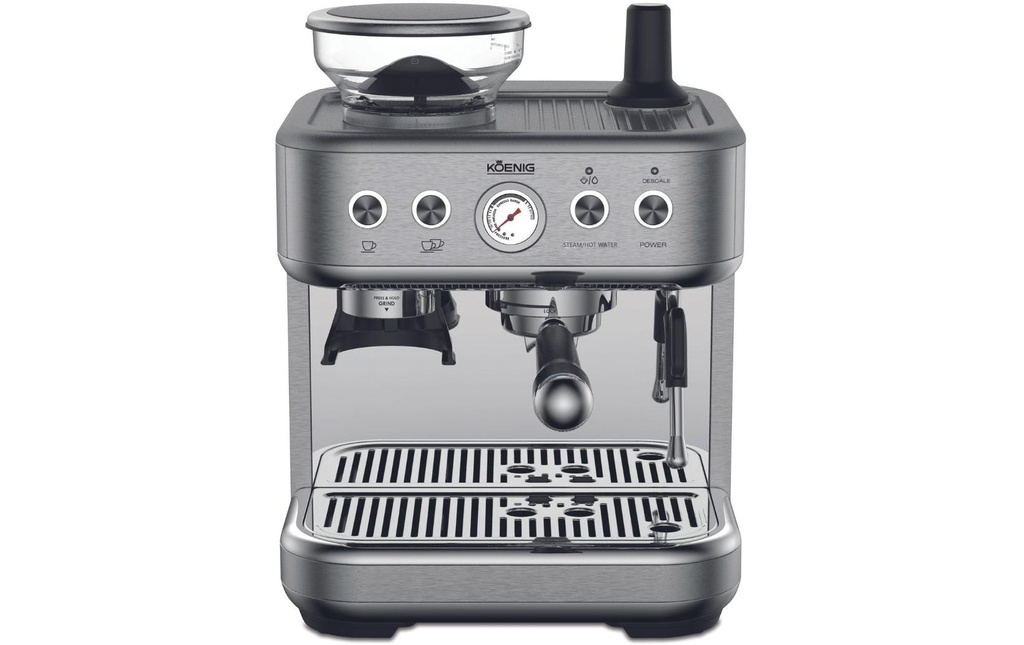 Koenig Machine à expresso Baressa Argent mat
