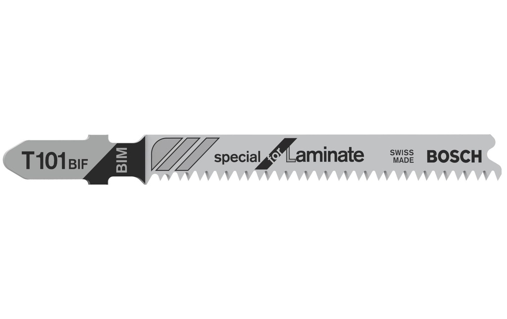 Bosch Professional Jeux de lames de scie sauteuse T 101 BIF Special Laminate, 5 pièces