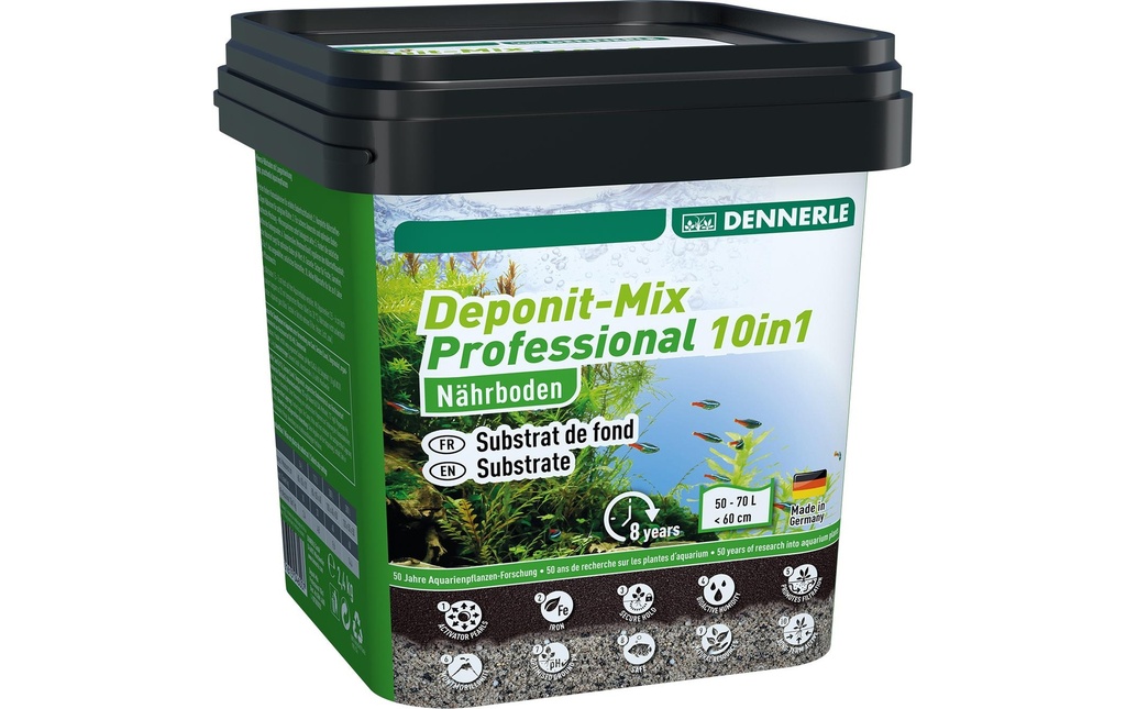 Dennerle Milieu de culture Deponit-Mix Professional 10 en 1, 2.4 kg