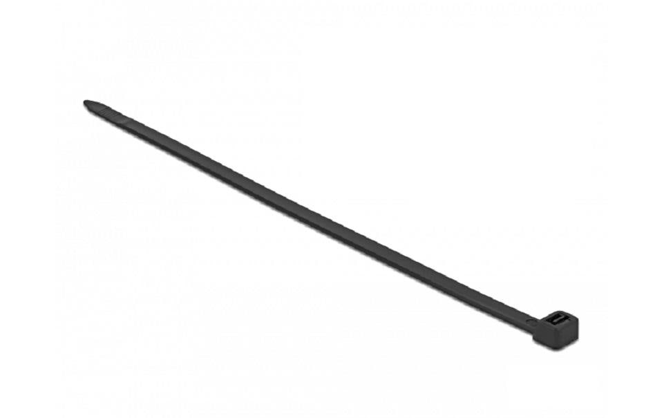 Delock Serre-câble Noir 610 mm x 9 mm, 10 pièces
