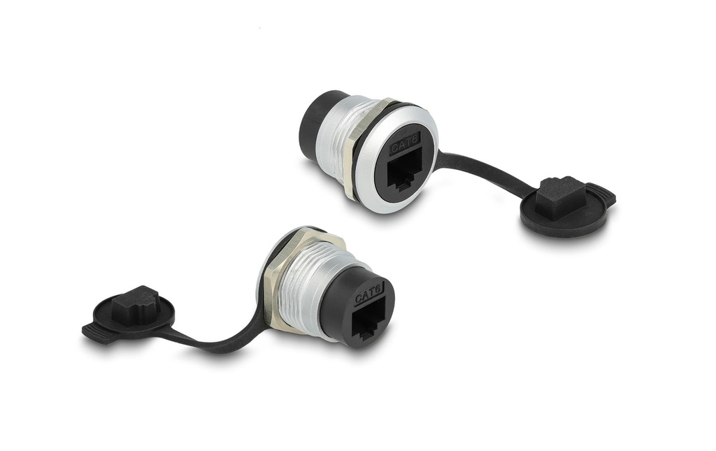 Delock Connecteur intégré RJ45 Cat.6 avec capuchon anti-poussière, 1 Pièce/s