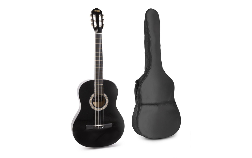 MAX Guitare acoustique SoloArt Set Noir