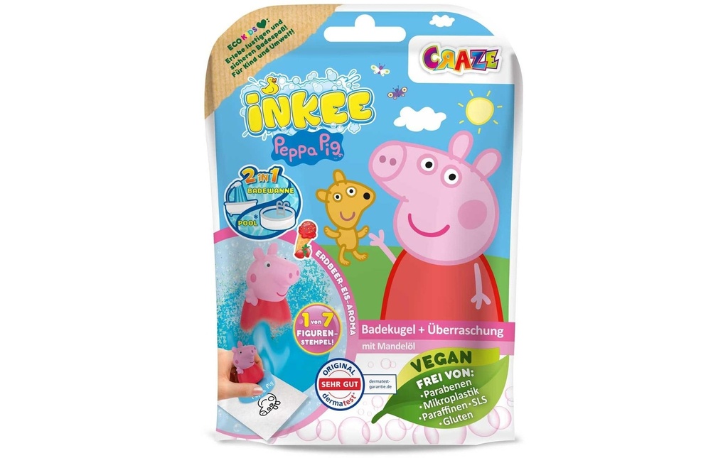 Craze Perles de bain Inkee – Peppa Pig 1 Pièce/s