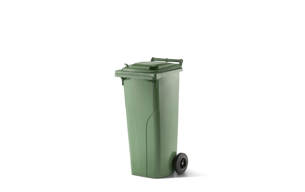Verwo Conteneur en plastique avec couvercle 140 l, Vert