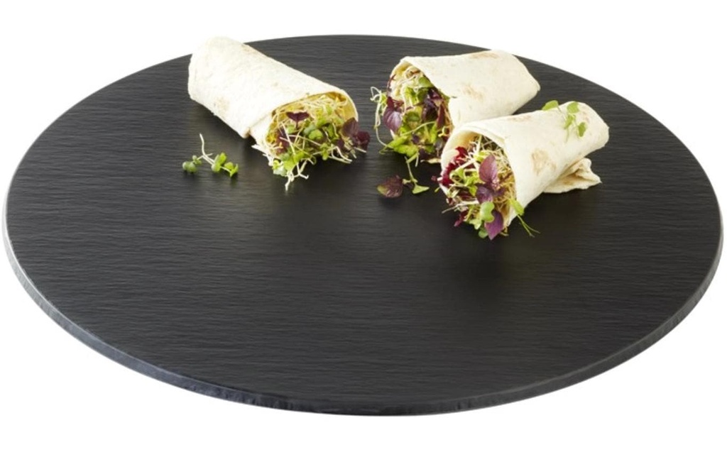APS Plateau de service Slate 40 cm, noir