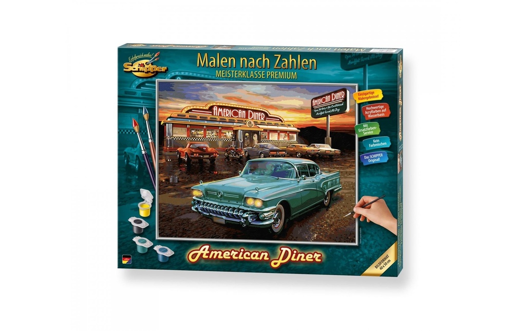Schipper Peinture avec chiffres American Diner