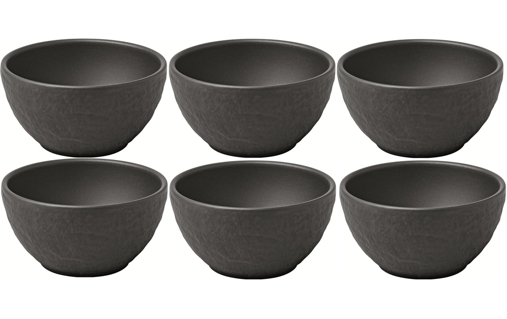 Villeroy & Boch Coupelle apéritif Manufacture Rock 7.7 cm, 6 Pièce/s, Noir