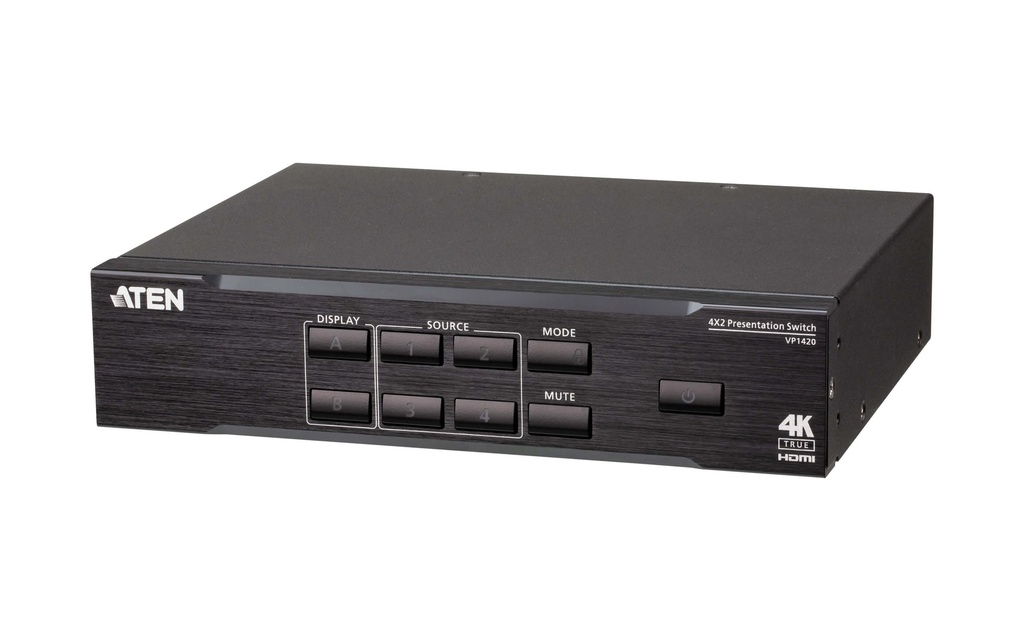 Aten Commutateur matriciel VP1420 4 x 2 True 4K HDMI