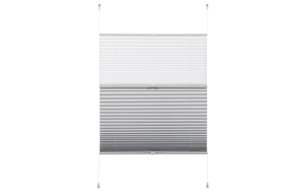 Gardinia Plissée Easyfix, Jour et Nuit 80 x 130 cm, blanc