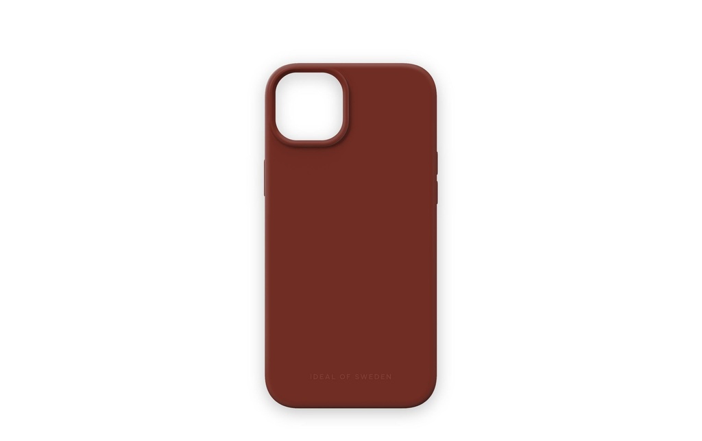 Ideal of Sweden Coque arrière Silicone iPhone 15 Plus Ambre foncé