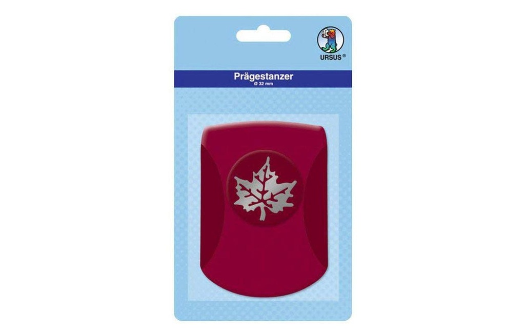 URSUS Estampeur érable, feuille, 32 mm