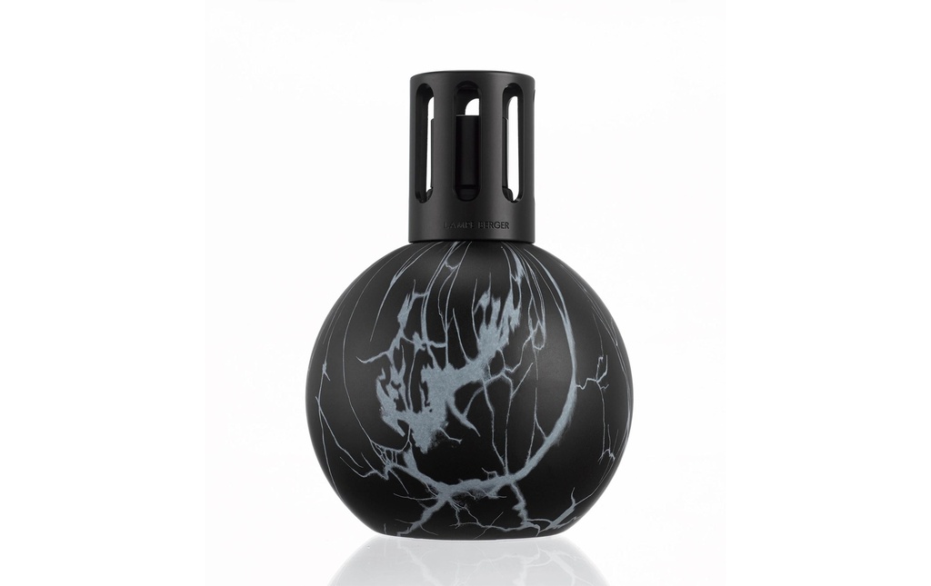 Maison Berger Lampe aromatique Marbrure 413 ml, Noir