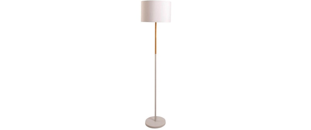 Näve Lampe sur pied Textile «TESSILE Blanc
