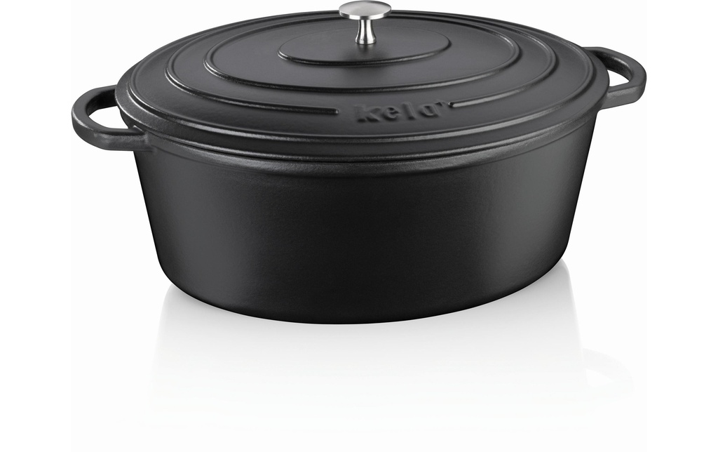 Kela Rôtisseur Calido ovale 36 cm, Noir