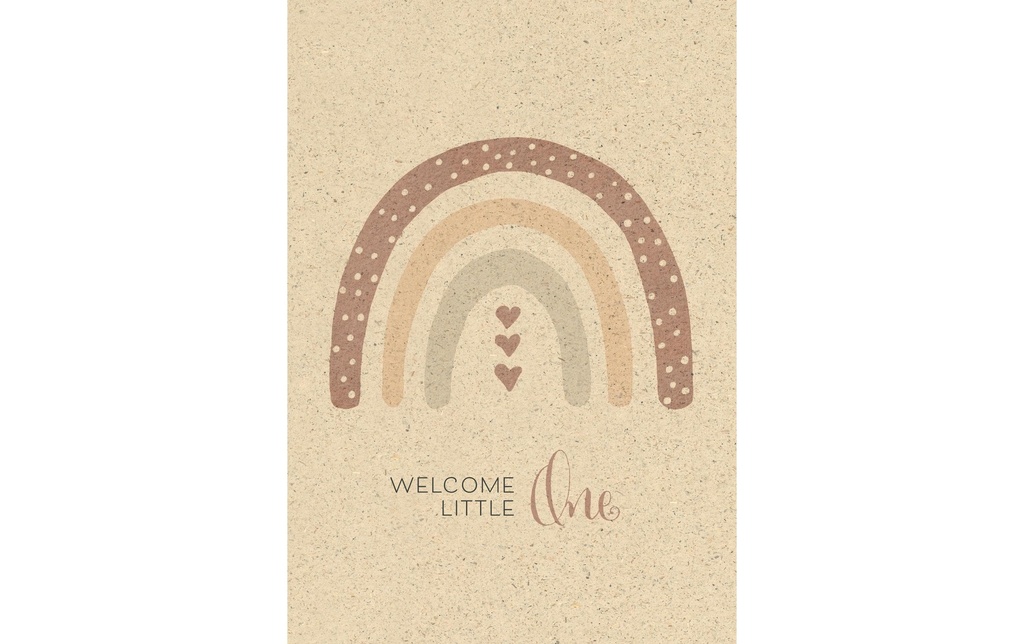 Natur Verlag Carte de félicitations Welcome little one 12.2 x 17.5 cm