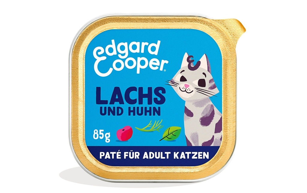 Edgard & Cooper Alimentation humide Adult MSC saumon & poulet, 16 x 85g