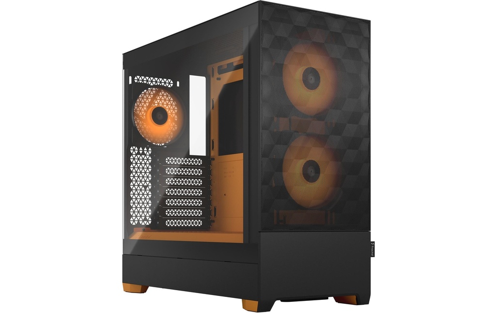 Fractal Design Boîtier d’ordinateur Pop Air RGB TG Orange