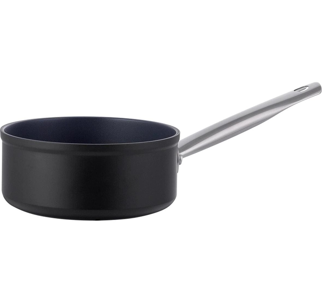 Lunasol Casserole avec manche Saturne Terra Ø 16 cm, noir 1.3 L