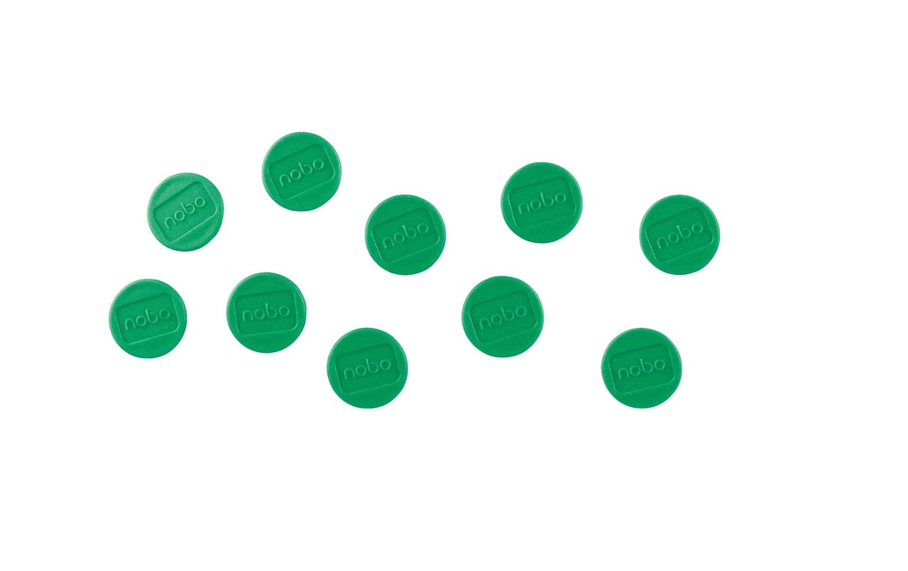 Nobo Aimant Ø 1.3 cm 10 Pièce/s, Vert