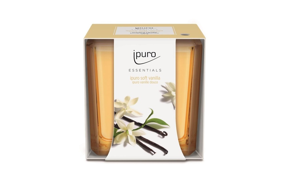 ipuro Bougie parfumée Vanille douce 125 g