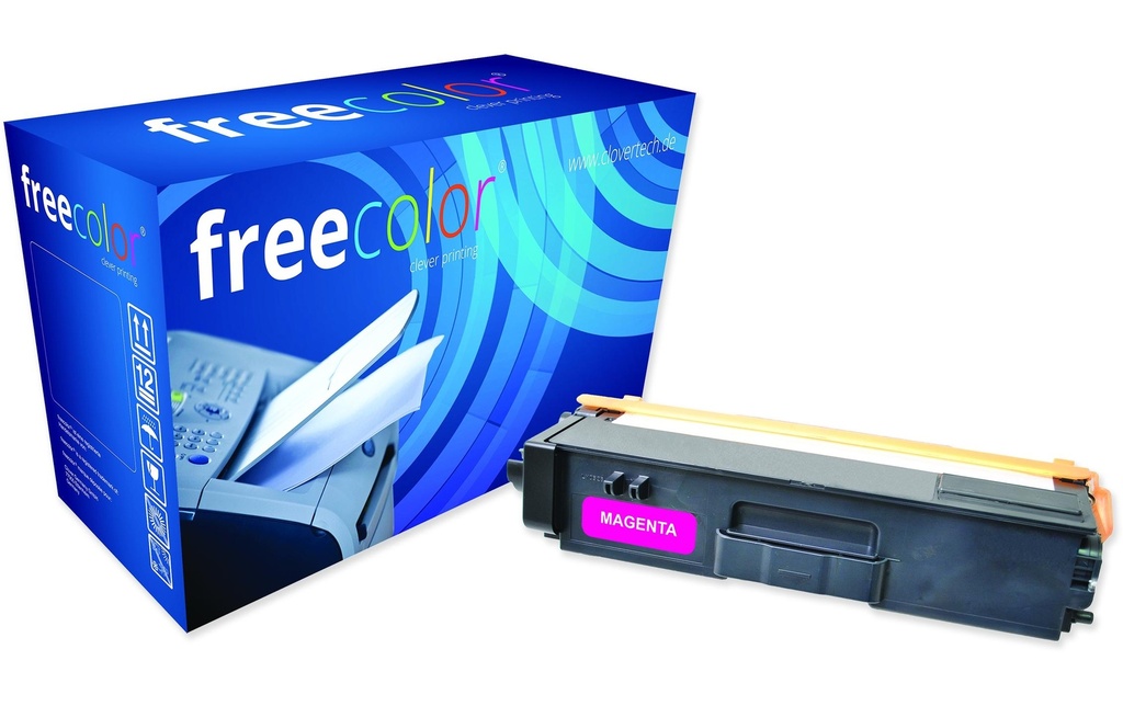 Freecolor Toner pour Brother TN325 Magenta