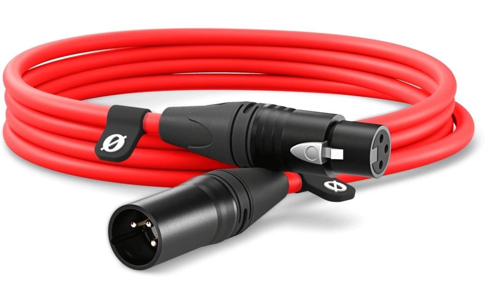 Rode Câble XLR XLRm-XLRf 3 m, Rouge