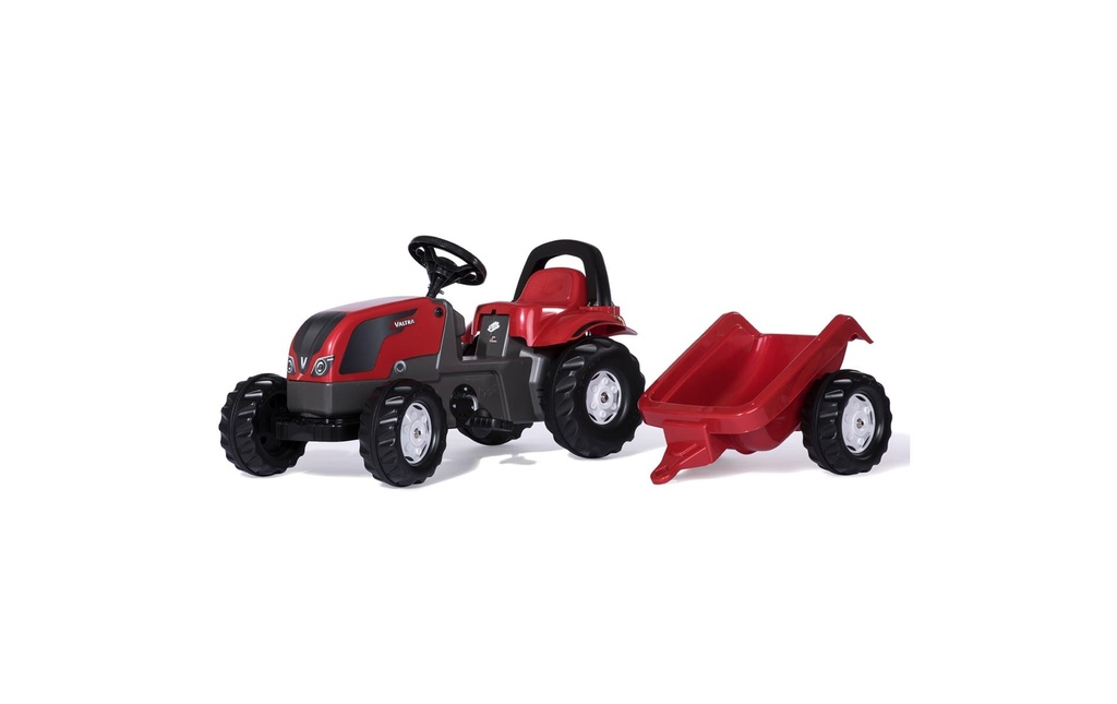Rolly Toys Véhicule à pédales Valtra avec remorque