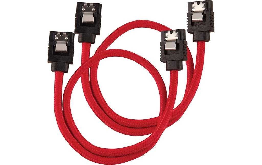 Corsair Câble SATA3 Premium Set Rouge 30 cm