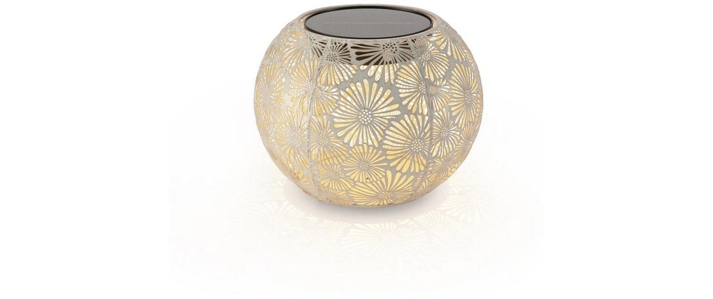 STT Lanterne Antic Globe Blossom Blanc, 22 cm