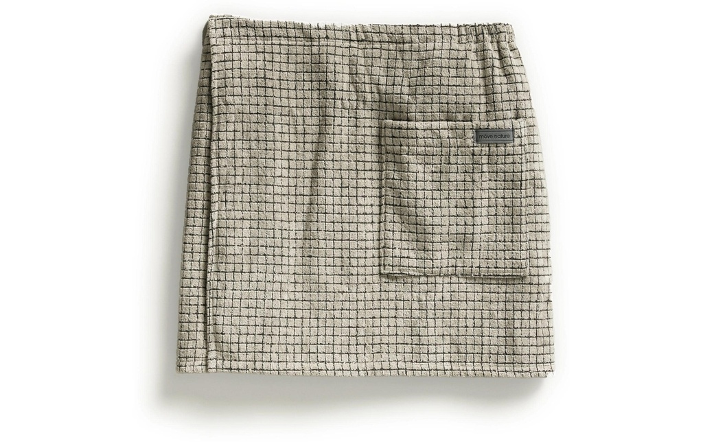 Möve Kilt de sauna Eden 0 x 50 cm, Noir