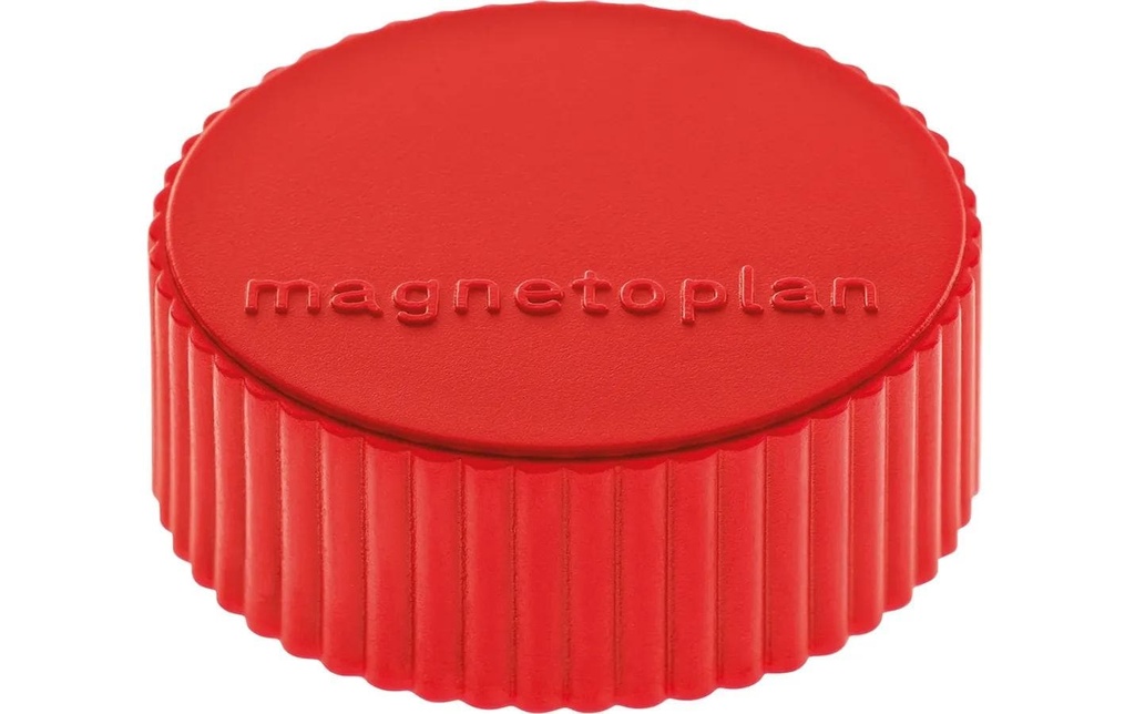 Magnetoplan Aimant Discofix Magnum Ø 3.4 cm Rouge, 10 Pièce/s