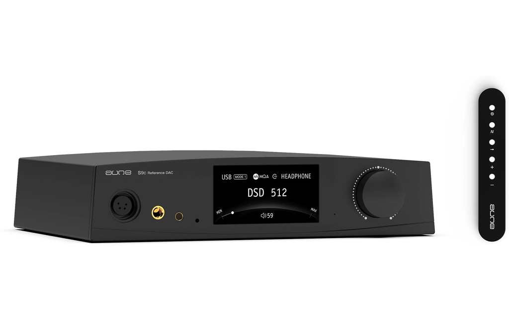 Aune Amplificateur de casque & USB-DAC S9C Pro Noir