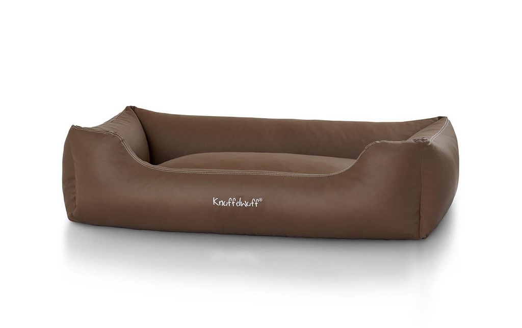 Knuffelwuff Lit Sidney cuir synthétique XXXL, 155 x 105 cm, marron