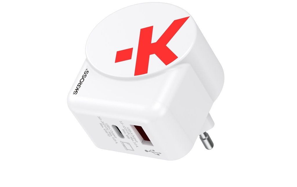 SKROSS Chargeur mural USB Chargeur USB Euro AC45PD