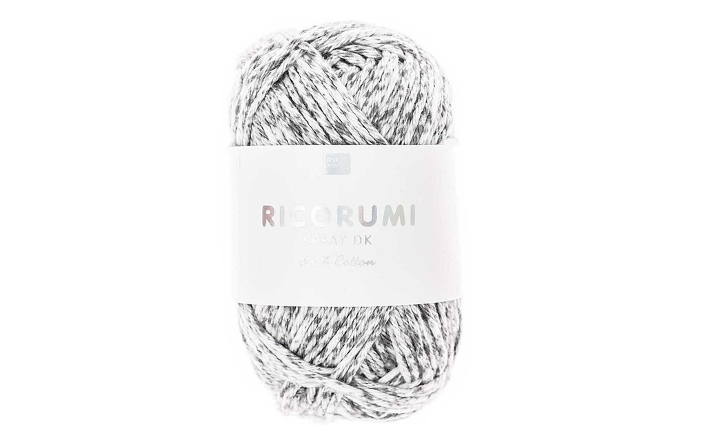 Rico Design Laine Creative Ricorumi DK 25 g, Gris; Blanc